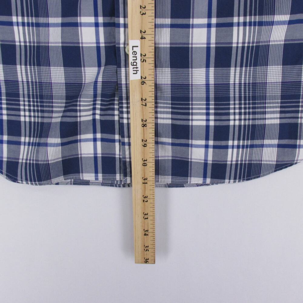 Polo Ralph Lauren Performance Shirt Mens XL Blue Plaid Long Sleeve Stretch - Picture 5 of 8